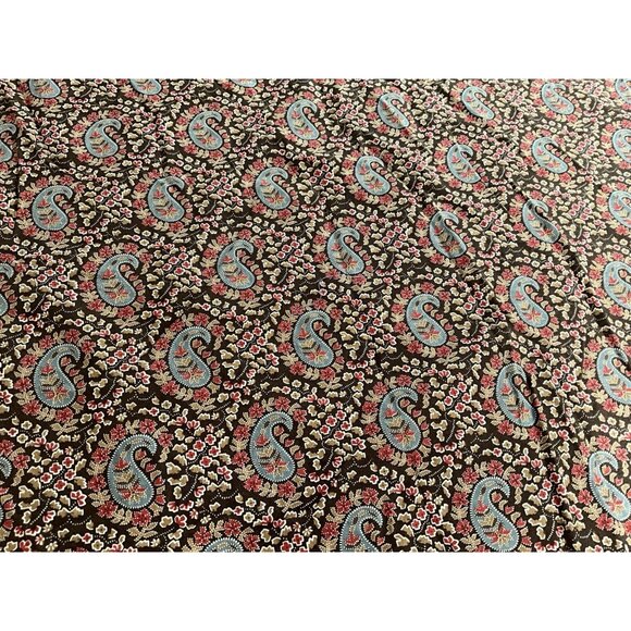 Howard Marcus "Hope" for Moda Fabrics Pattern 46082 Cotton Brown Paisley Print - Picture 8 of 8